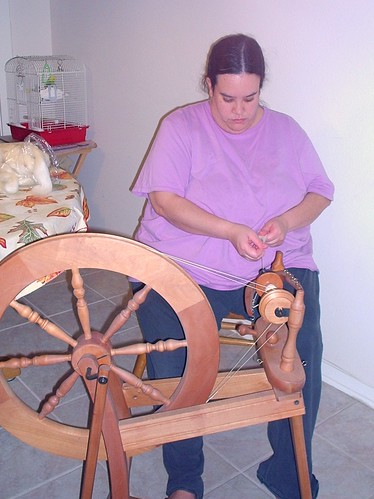 Spinning on Mom's <span class=