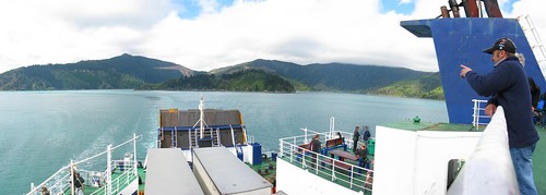 On the Blueridge Ferry from Welington to Picton, New Zealand
