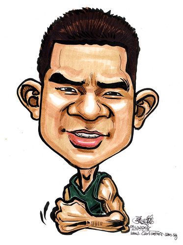Caricature for Singapore Armed Forces 19