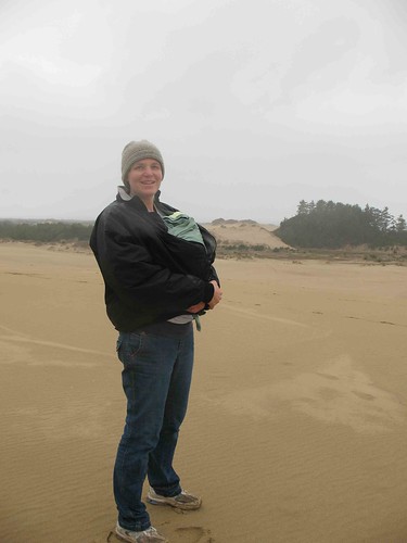 Sand Dunes with Baby