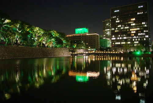 和田倉橋と周辺の環境照明