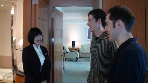 Recording www.japanpodshow.com at the Tokyo Ritz-Carlton