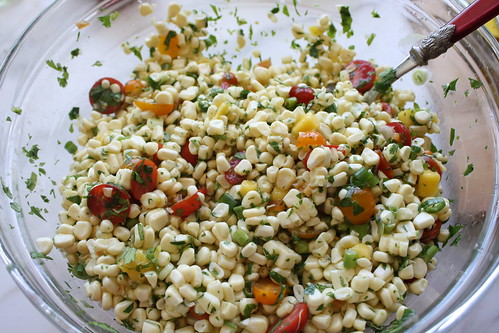 Fresh Corn Salad with Mango