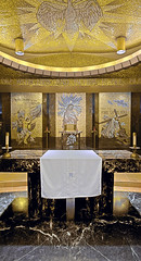 Christ the King Chapel, Shrine of Our Lady of the Snows, in Belleville, Illinois, USA - altar