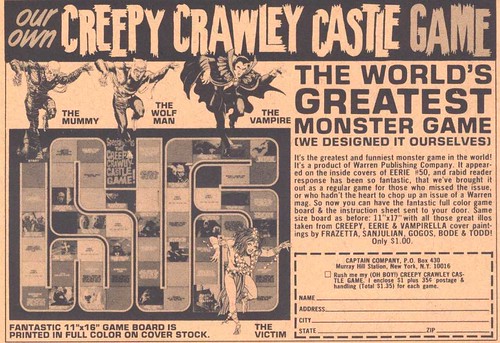 creepy crawley castle game