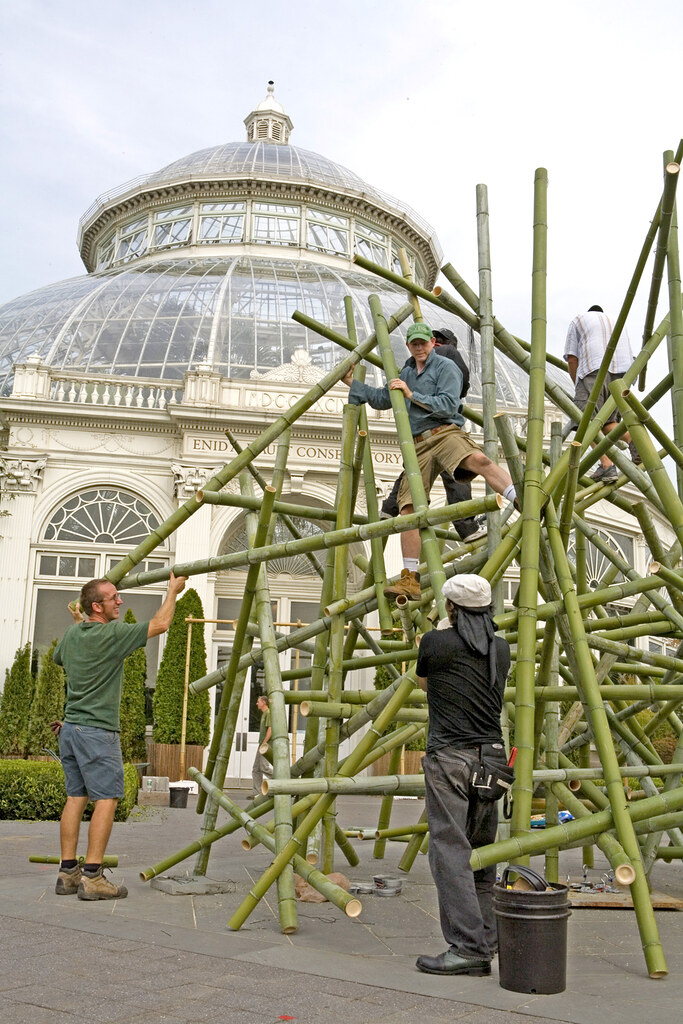 Bamboo Sculpture Installation
