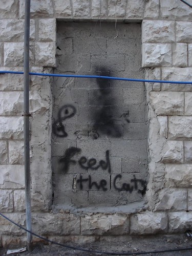 Graffiti in downtown Jerusalem