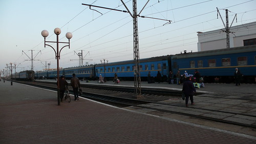 Train Platforms in Kovel' (), Ukraine 2 ©  sights set