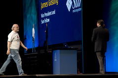 Jonathan Schwartz and James Gosling, General Session "Java: Change (Y)Our World" on June 2, JavaOne 2009 San Francisco