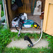 Our new toys! Strimmer and a hose