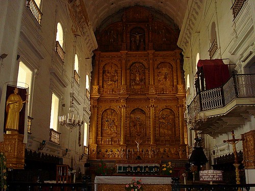 Main Altar, Se Cathedral, Goa