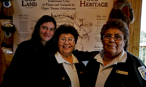 Ultimo Visitor center de Alaska, mujeres divinas!