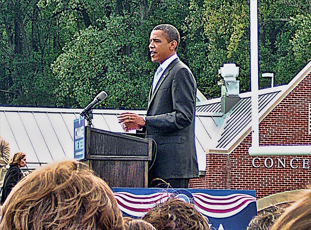 Obama at Abington High School 10-3-08