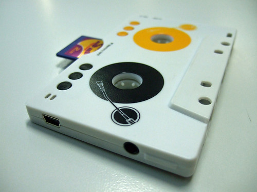 mp3 cassette player, mini USB & audio port