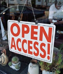 Open Access (storefront) by Gideon Burton