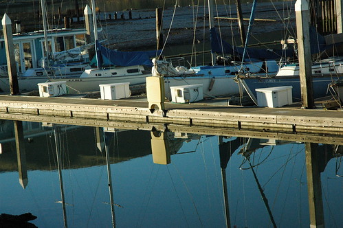 boats on a mirror