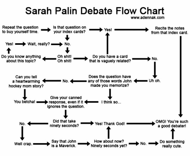 sarah palin flow chart