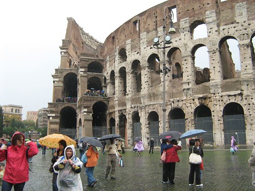 People at the Colosseum