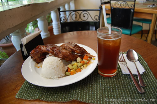 Casa Verde, Cebu: Baby Back Ribs and Iced Tea