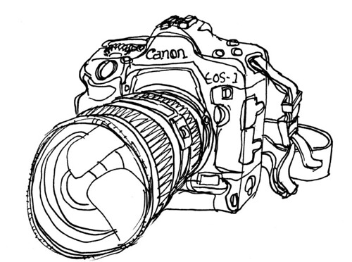 Slr Camera Drawing