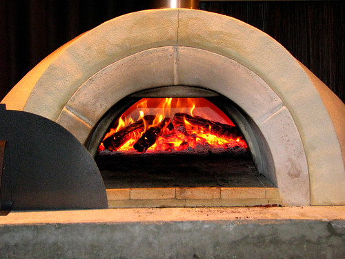 the pizza oven