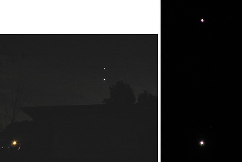 Jupiter and Venus, 28 Nov. 2008