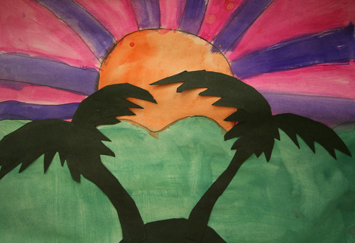 ShaKovian palm tree silhouette