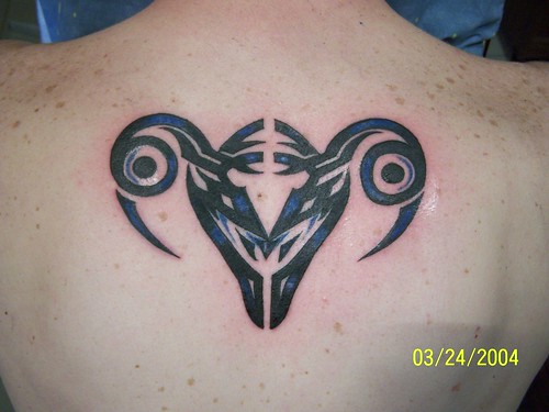star tribal tattoos. Taurus Tribal Tattoo