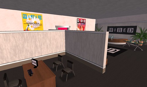 Wired magazine headquarters in Second Life
