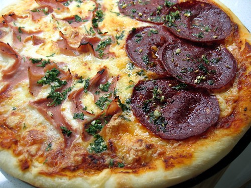 Cantimpalo & Ham Pizza 1
