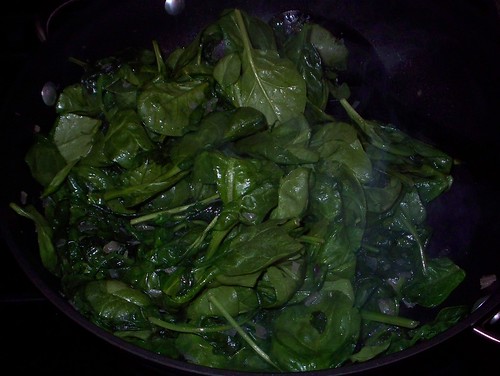 spinach with shallots