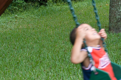 Flying by on the Swings