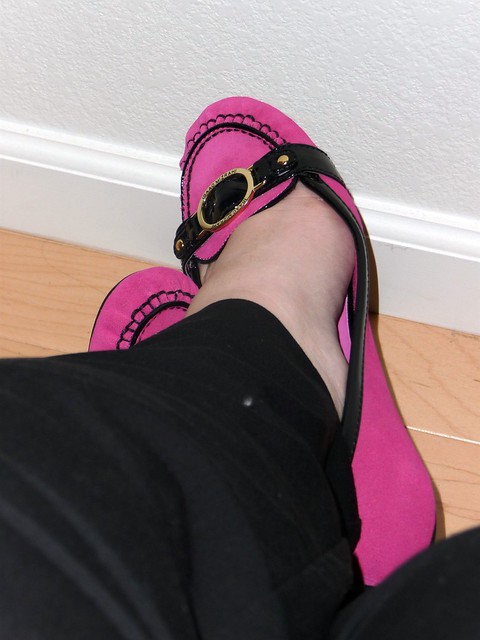 Is there ever a reason to say 'no' to Hot Pink shoes?
