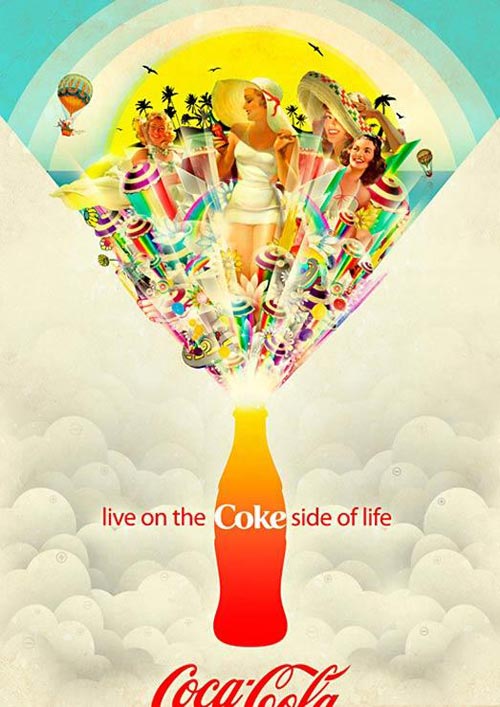 Coke Side Of Life by Matei Apostolescu