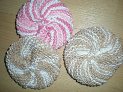 Knitted Scrubbies for teachers