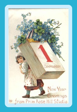 New Year Greetings from Prim Rose Hill Studio