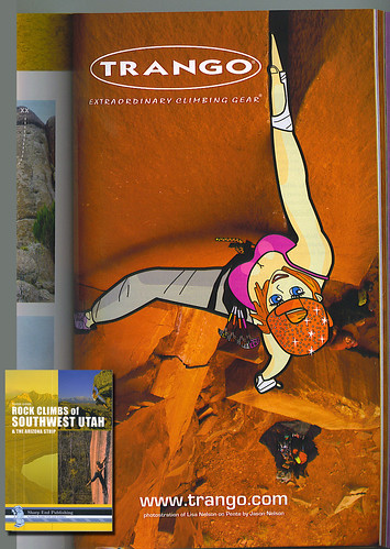 Utah Rock Climbing guidebook.