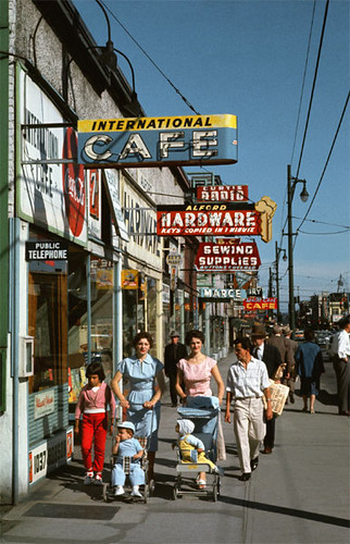 Robson Street, 1957
