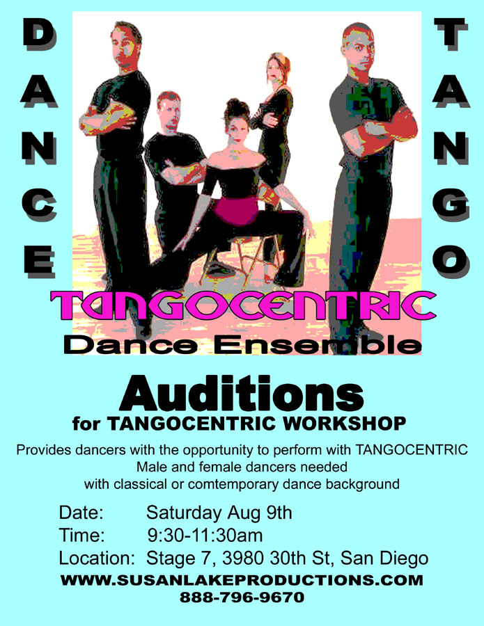 TANGOCENTRIC AUDITION FLYER