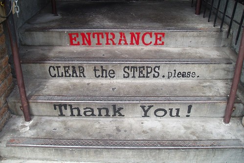 Clear the Steps.please.