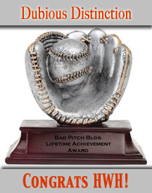 bad pitch award