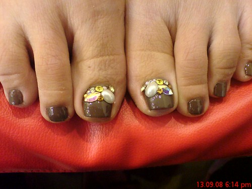 nails art design. Crystal Nail Art Design by