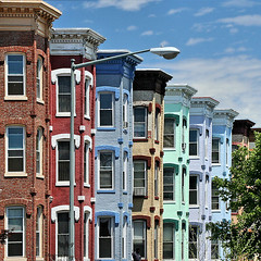 rowhouses off Logan Circle (by: ohad, creative commons license)