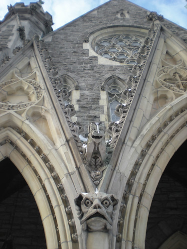 gargoyles at Christ Church Cathedral