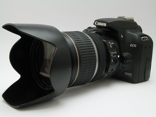 canon camera 1000d. Canon 1000D with EF-S 17-55mm