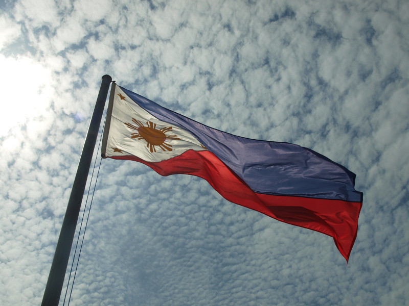 The Philippine flag