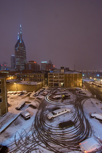 Snow in Nashville - photo courtesy of Chris Wage