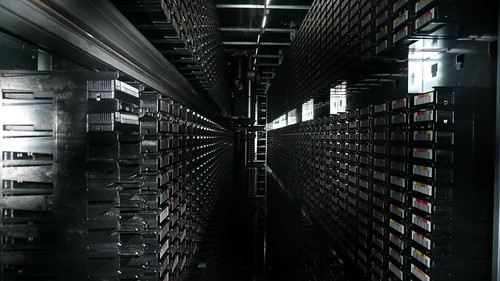 Tape library, CERN, Geneva 2 by Cory Doctorow / CC BY-SA