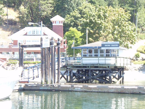 Canadian Customs dock in Bedwell Harbor