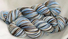 Andrew on 3-ply Merino -3.5 oz (...a time to dye)